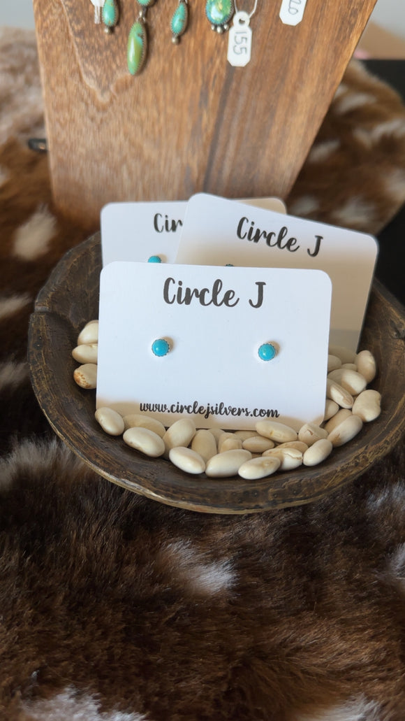 5mm Turquoise Studs