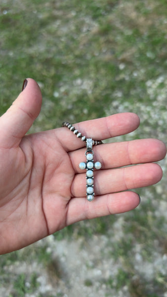 Freshwater Cross Pendant