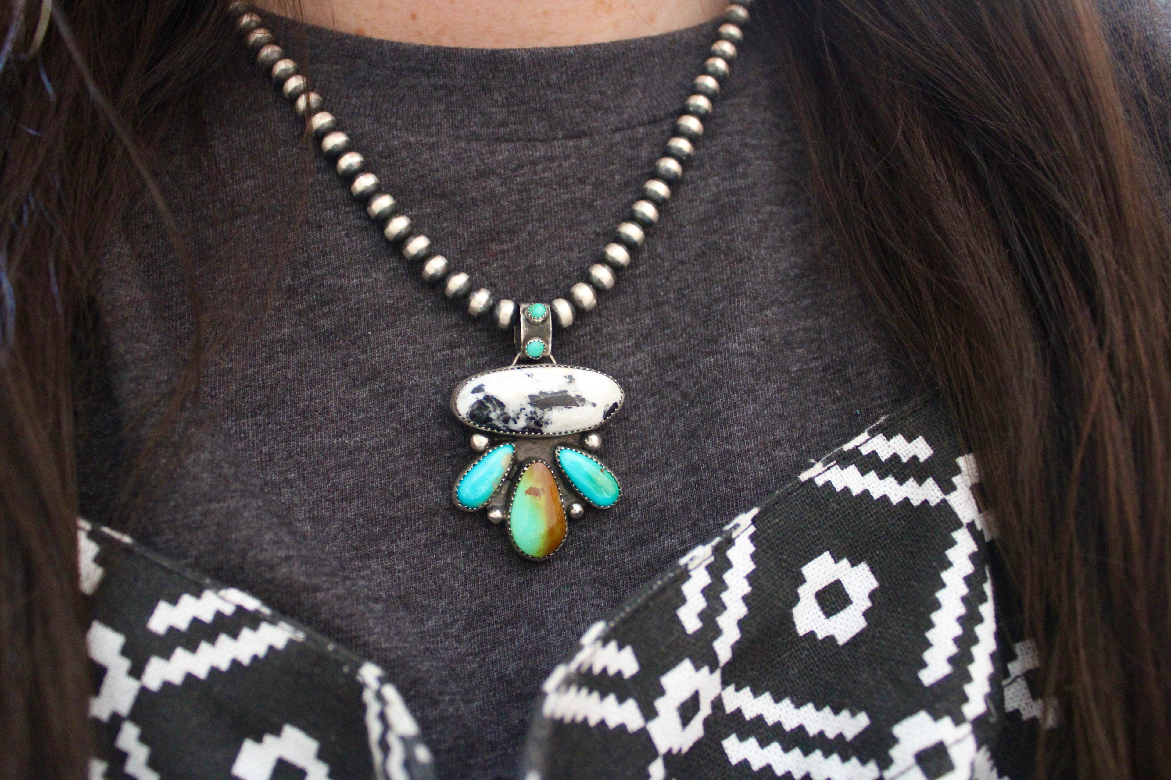 White Buffalo Pendant